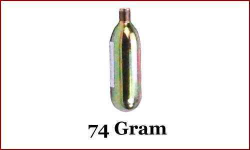 CO2 Cartridge, 74 gram