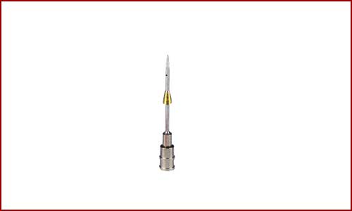NC1525 needle, 15G x 1" (1.5mm x 25mm), collared.