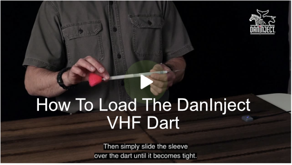 How to load the DANiNJECT VHF Tracking Dart